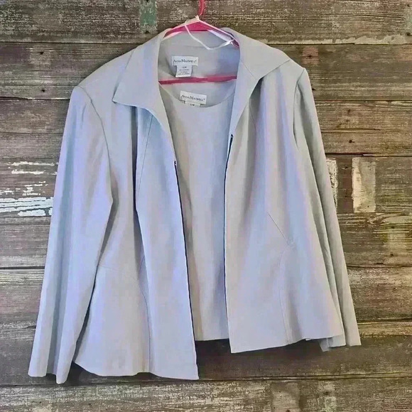 Anna Maxwell Jackets & Blazers - Anna Maxwell Jacket and Shell, Women's Plus Size 22W, Vintage